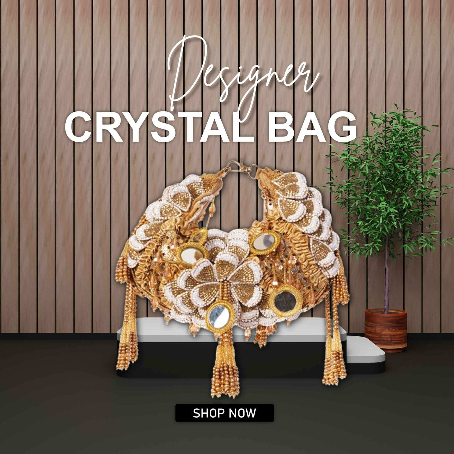 Designer Crystal Bag