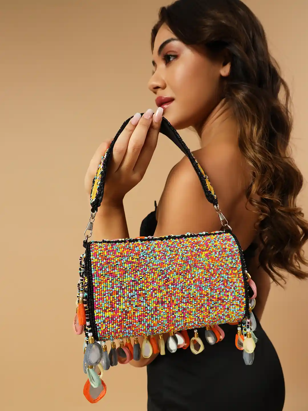 Buy Women Black Party Wear Handbag Online in Delhi