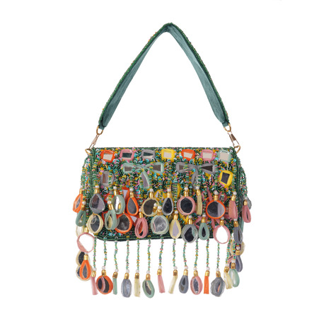 Buy Green Party Wear Hand Bag Online in Delhi